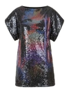 BALMAIN SEQUIN CAFTAN DRESS,0400012775692