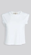 AMO SLEEVELESS BABE TEE WHITE,AMOOO30264