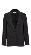Isabel Marant Étoile Isabel Marant Etoile Black Charly Boyish Blazer In Black