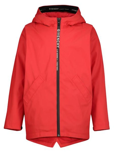 Givenchy Kids Jacket For Girls In Red