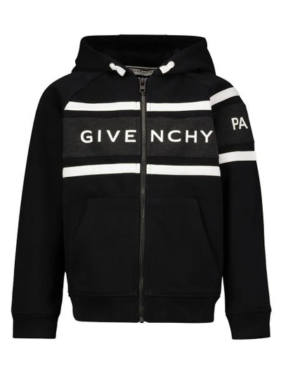 Givenchy Kids Sweat Jacket For Boys In Black
