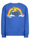 Kenzo Tiger Rainbow Logo Graphic Sweatshirt In Blue