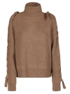 JW ANDERSON JW ANDERSON CABLE INSERT TURTLENECK KNITTED JUMPER