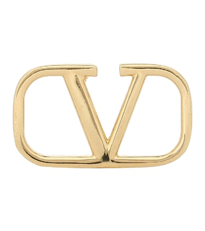 Valentino Garavani Vlogo Earrings In Gold