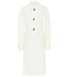 Bottega Veneta Cotton-blend Midi Shirt Dress In White