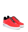NIKE AIR FORCE 1 LV8 LEATHER SNEAKERS,P00492493