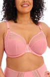 Elomi Matilda Full Figure Underwire Plunge Bra In Rose