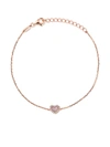 AS29 18KT ROSE GOLD MIAMI HEART DIAMOND AND MOTHER OF PEARL BRACELET