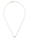 AS29 18KT ROSE GOLD MIAMI INFINITY DIAMOND NECKLACE