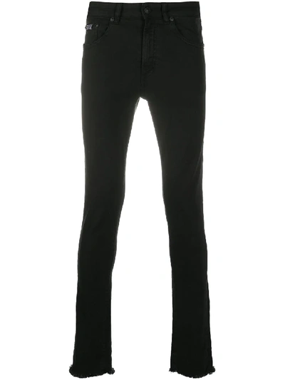 Versace Jeans Couture Jeans Mit Logo-patch In Black