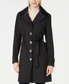 CALVIN KLEIN BELTED WATER-RESISTANT TRENCH COAT, CREATED FOR MACYS