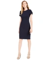 Calvin Klein Tulip-sleeve Sheath Dress