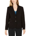 ANNE KLEIN TWO-BUTTON BLAZER