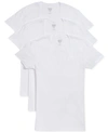 2(x)ist Men's Performance Cotton Crew Neck Undershirt, Pack Of 3 In White