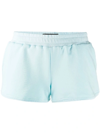 Styland Jersey Mini Shorts In Blue
