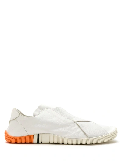 Osklen Leather Arpoador Trainers In Neutrals