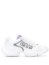 VERSACE JEANS COUTURE BRANDED LOW-TOP SNEAKERS