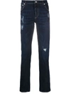 Brunello Cucinelli Mid-rise Slim Jeans In Blue