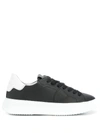 Philippe Model Temple Veau Laced Sneakers In Black