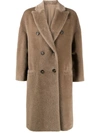 BRUNELLO CUCINELLI FITTED DOUBLE BREASTED COAT