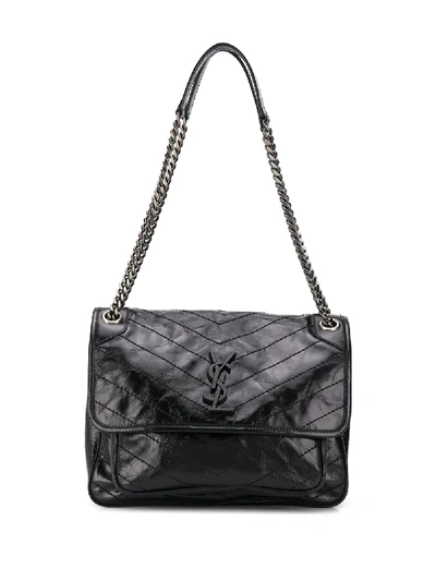 Saint Laurent Medium Niki Shoulder Bag In Black