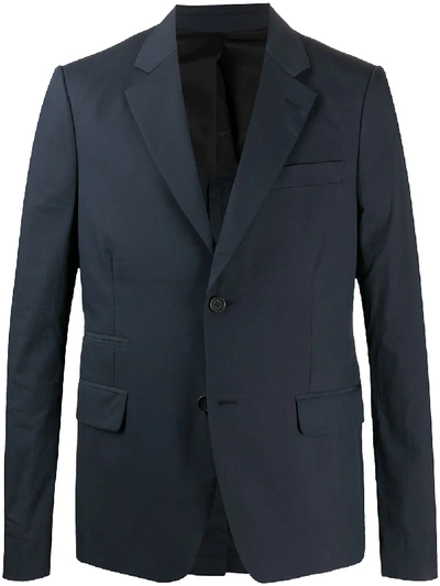 Stella Mccartney Notch-lapel Single-breasted Blazer In Blue