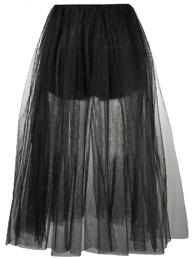 Alchemy Layered Tutu Style Skirt In Black