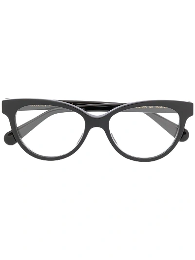 Gucci Gg0373o Round-frame Glasses In Black