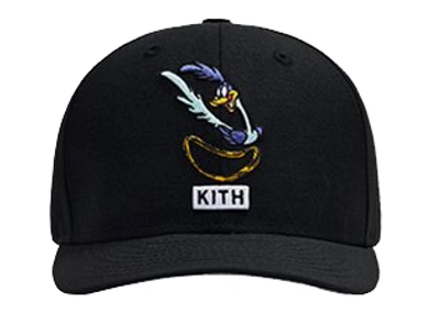 Pre-owned Kith X Looney Tunes X New Era Runner 59fifty Cap Black