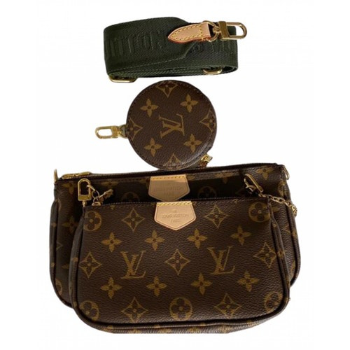 Louis Vuitton Pochette Multi Brown Leather Paul Smith