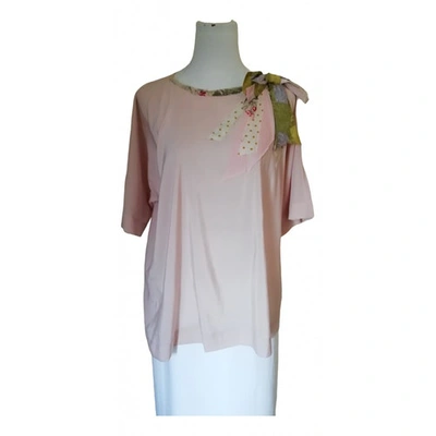 Pre-owned Kenzo Pink Polyester Top