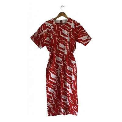 Pre-owned Petit Bateau Red Cotton Dress