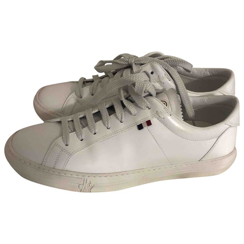moncler white trainers