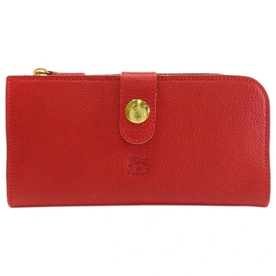 Pre-owned Il Bisonte Red Leather Wallet