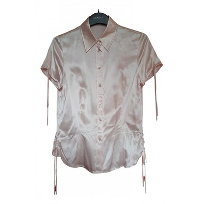 Pre-owned Escada Silk Shirt In Pink