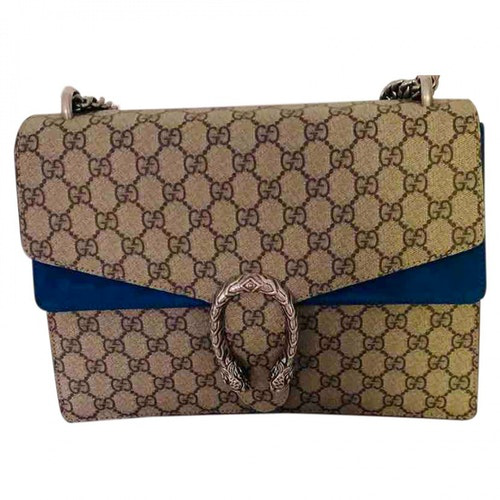 Pre-Owned Gucci Dionysus Beige Cloth Clutch Bag | ModeSens