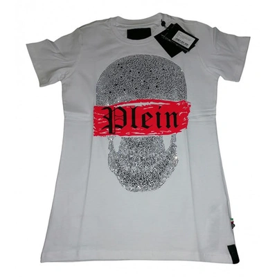 Pre-owned Philipp Plein White Cotton T-shirts