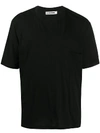 Jil Sander Chest Pocket Relaxed Fit T-shirt In Black