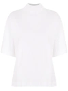 ANDREA MARQUES FUNNEL NECK T-SHIRT