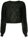 NK RANDY JACQUARD EMBROIDERY BLOUSE