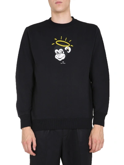 Ps By Paul Smith Round Neck Sweatshirt In Black