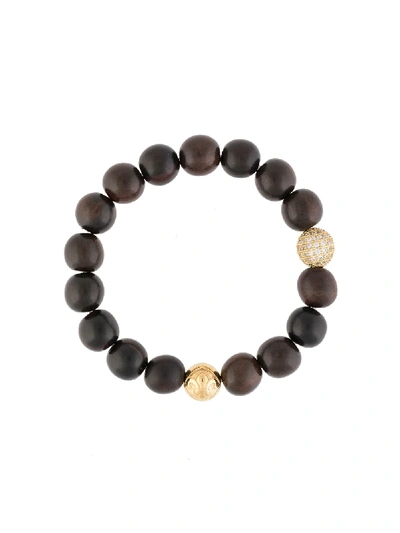 Nialaya Jewelry Armband Mit Perlen In Brown