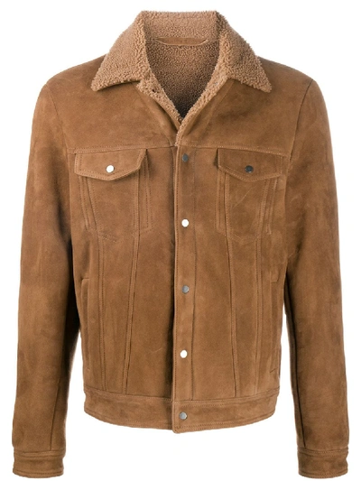 Salvatore Santoro Flap-pocket Jacket In Brown