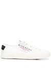 GIVENCHY LOGO PRINT LOW-TOP SNEAKERS