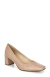 Naturalizer Karina Womens Square Toe Pumps In Gingersnap Leather