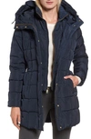 Cole Haan Signature Cole Haan Hooded Down & Feather Jacket In Navy