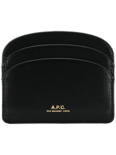Apc A. P.c. Logo Cardholder In Black