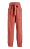 CHUFY GOUYEN BELTED COTTON GABARDINE PANT,803473