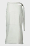 EUDON CHOI Freyja A-Line Leather Skirt,849551