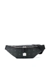 Mcm Small Fursten Belt Bag In Black